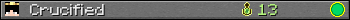 Crucified userbar 350x20