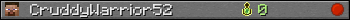 CruddyWarrior52 userbar 350x20