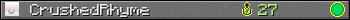 CrushedRhyme userbar 350x20