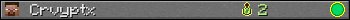 Crvyptx userbar 350x20