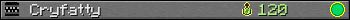 Cryfatty userbar 350x20