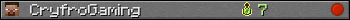 CryfroGaming userbar 350x20