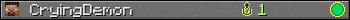 CryingDemon userbar 350x20