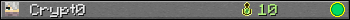 Benutzerleisten 350x20 für Crypt0