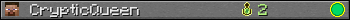CrypticQueen userbar 350x20