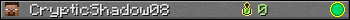 CrypticShadow08 userbar 350x20