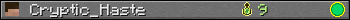 Cryptic_Haste userbar 350x20