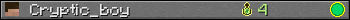 Cryptic_boy userbar 350x20