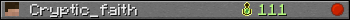 Cryptic_faith userbar 350x20