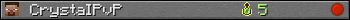 Юзербар 350x20 для CrystaIPvP