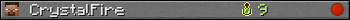 CrystalFire userbar 350x20