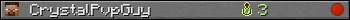 CrystalPvpGuy userbar 350x20