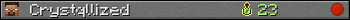 Crystqllized userbar 350x20