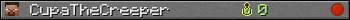 CupaTheCreeper userbar 350x20