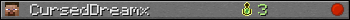 CursedDreamx userbar 350x20