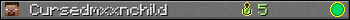 Cursedmxxnchild userbar 350x20