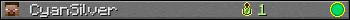 CyanSilver userbar 350x20