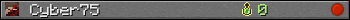 Cyber75 userbar 350x20