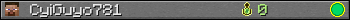 CyiGuyo781 userbar 350x20