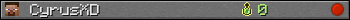 CyrusXD userbar 350x20