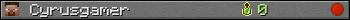 Cyrusgamer userbar 350x20