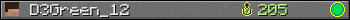 D3Green_12 userbar 350x20