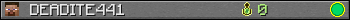 DEADITE441 userbar 350x20