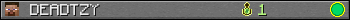 DEADTZY userbar 350x20