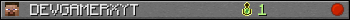 DEVGAMERXYT userbar 350x20