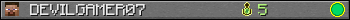 DEVILGAMER07 userbar 350x20