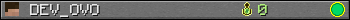 Benutzerleisten 350x20 für DEV_OVO
