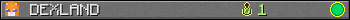 DEXLAND userbar 350x20