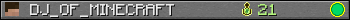 DJ_OF_MINECRAFT userbar 350x20