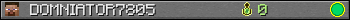 DOMNIATOR7805 userbar 350x20
