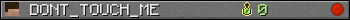 DONT_TOUCH_ME userbar 350x20