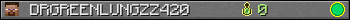 DRGREENLUNGZZ420 userbar 350x20