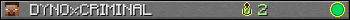 DYNOxCRIMINAL userbar 350x20