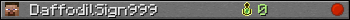 DaffodilSign999 userbar 350x20