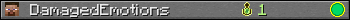 DamagedEmotions userbar 350x20