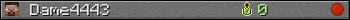Dame4443 userbar 350x20