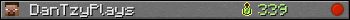 DanTzyPlays userbar 350x20