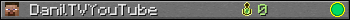 DanilTVYouTube userbar 350x20