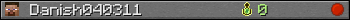 Benutzerleisten 350x20 für Danish040311