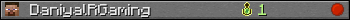 DaniyalRGaming userbar 350x20