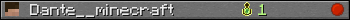 Dante__minecraft userbar 350x20