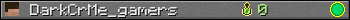 DarkCrMe_gamers userbar 350x20