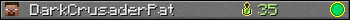 DarkCrusaderPat userbar 350x20