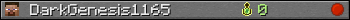 DarkGenesis1165 userbar 350x20