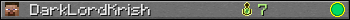 DarkLordKrish userbar 350x20