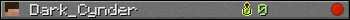 Dark_Cynder userbar 350x20